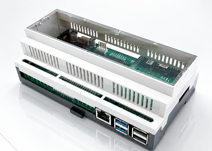 Moduł SECURITBOX Automation w obudowie na szynę DIN